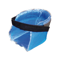 K'GEL heel protection pad with Velcro fastener in cross-linked viscoelastic gel