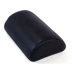 VISCO'CONFORT half-cylinder pad in shape memory foam with a polyurethane coated fabric cover