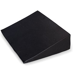 VISCO'CONFORT triangle pad in shape memory foam with a polyurethane coated fabric cover